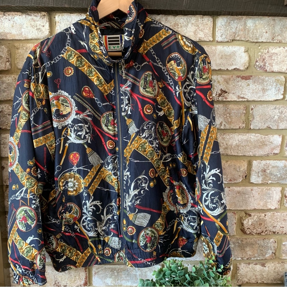 Vintage | 100% Silk | Patterned Jacket